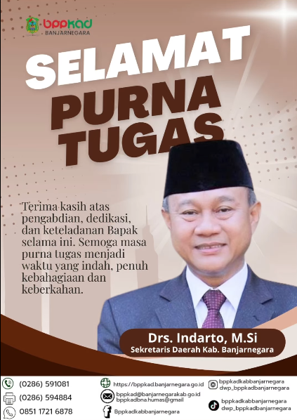 Featured image for Selamat Purna Tugas, Drs. Indarto, M.Si (Sekretaris Daerah Kabupaten Banjarnegara)
